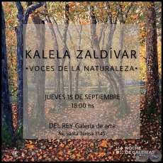 VOCES DE LA NATURALEZA - Artita: Kalela Zaldvar - Jueves, 15 de Septiembre de 2022